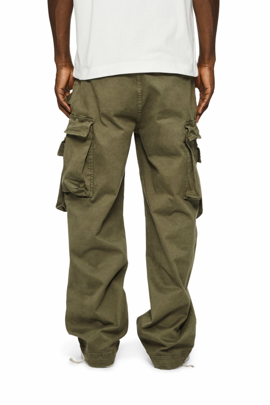 BOTTOMS PURPLE BRAND | P527 Double Pocket Cargos