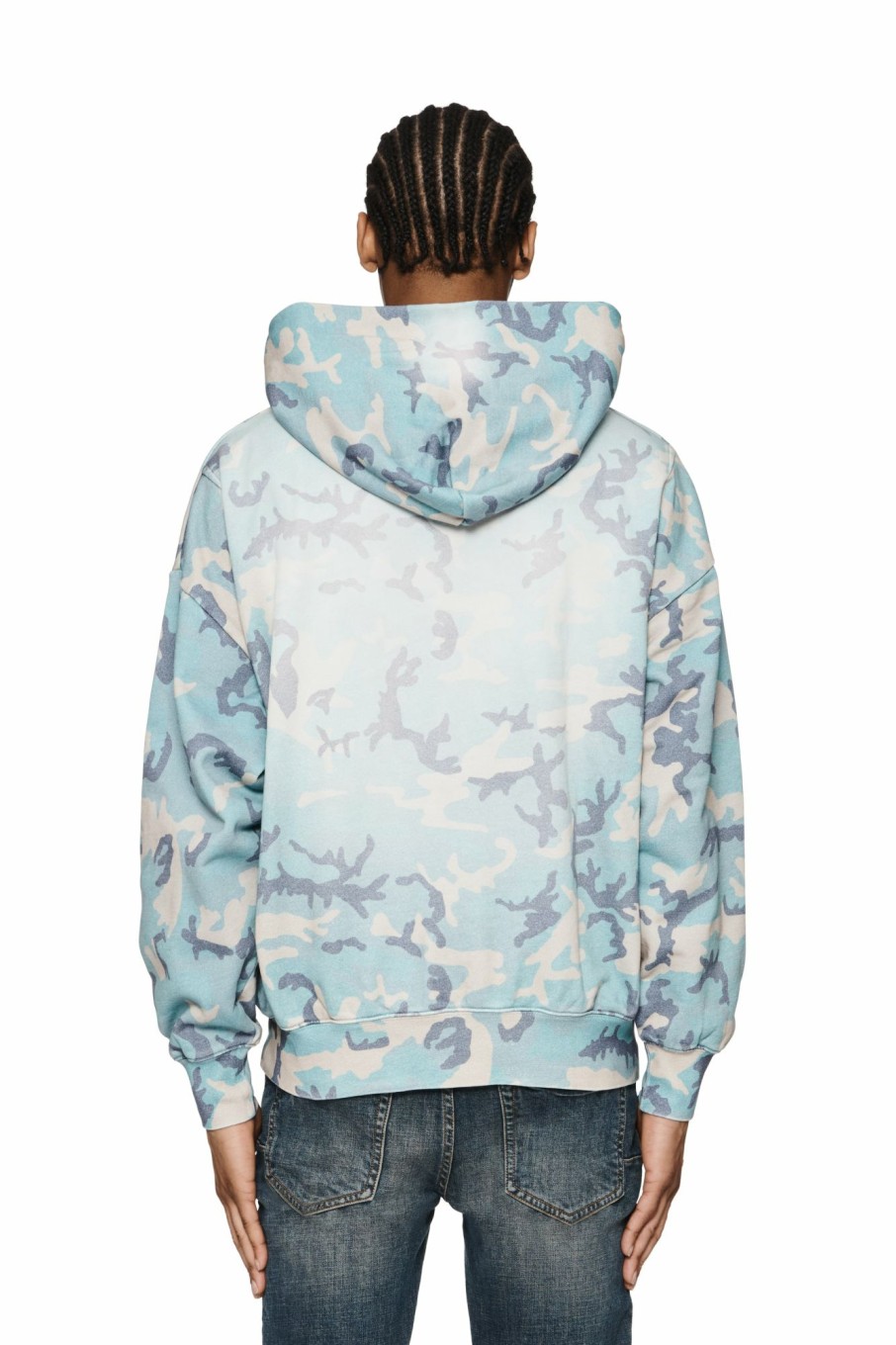 TOPS PURPLE BRAND | Faded Camo Hoodie