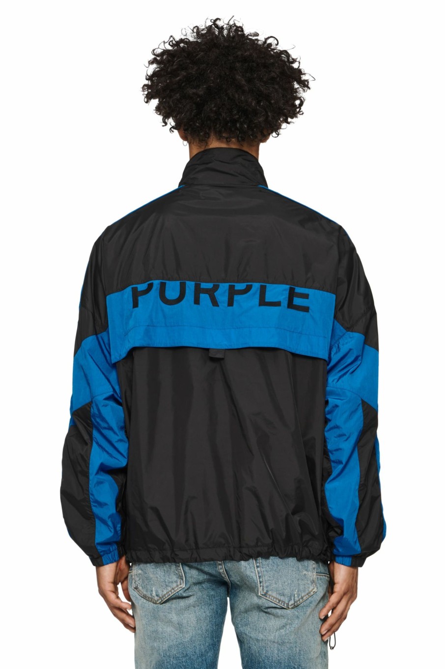 TOPS PURPLE BRAND | Color Blocked Track Jacket