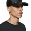 Accessories PURPLE BRAND | P916 5 Panel Leather Hat - Black