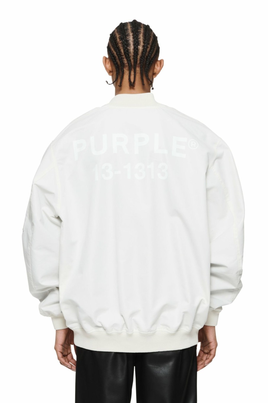 TOPS PURPLE BRAND | Oversized Bomber Jacket