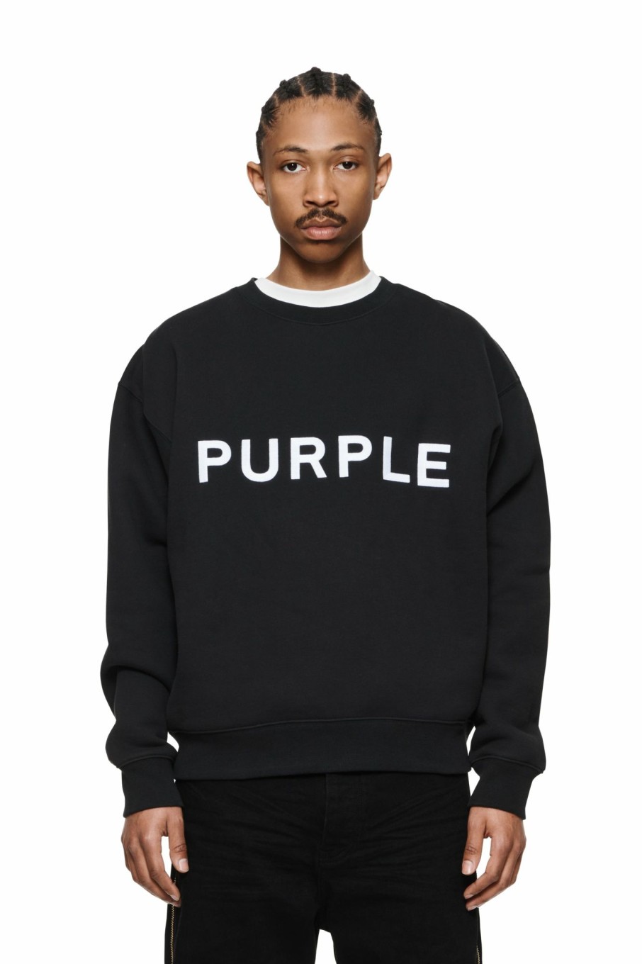 TOPS PURPLE BRAND | Oversized Crewneck Wordmark