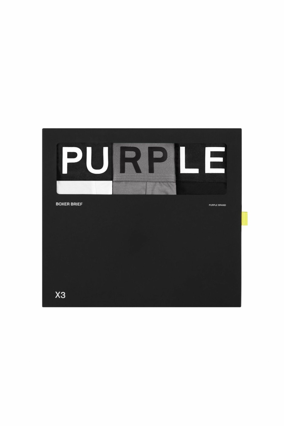 Accessories PURPLE BRAND | Purple Brand Boxer Brief Three Pack - Multi