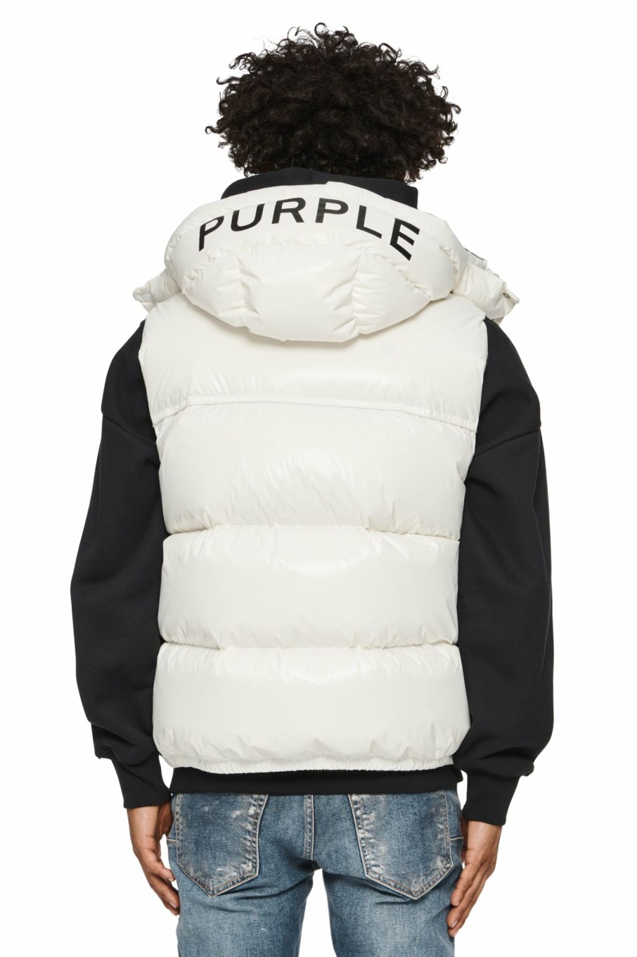 TOPS PURPLE BRAND | Nylon Puffer Vest