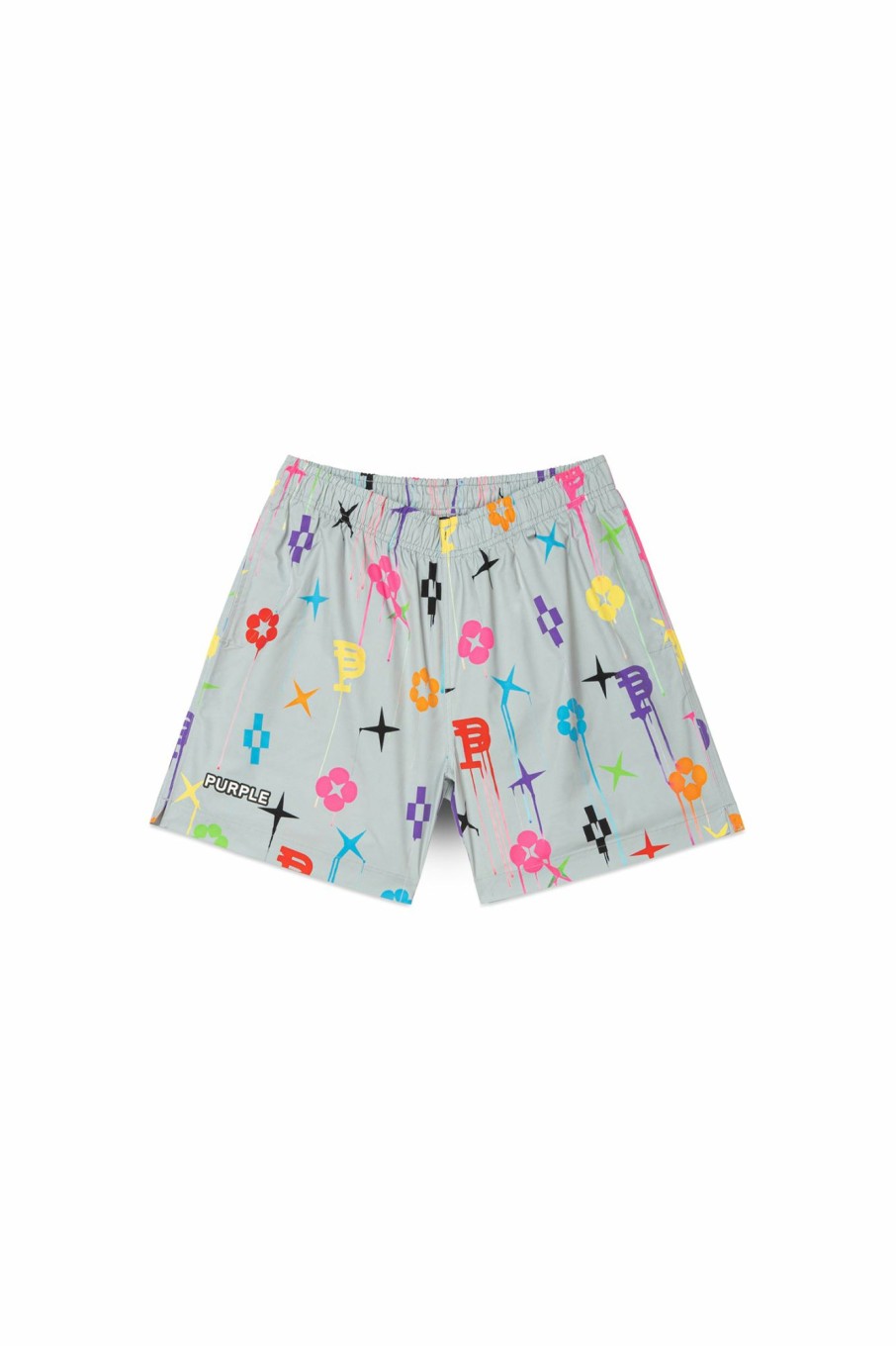 BOTTOMS PURPLE BRAND | Painted Monogram All Around Shorts