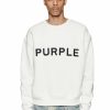 TOPS PURPLE BRAND | Wordmark Oversized Crewneck