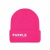 Accessories PURPLE BRAND | Acrylic Purple Brand Beanie