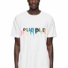 TOPS PURPLE BRAND | Painted Wordmark T-Shirt