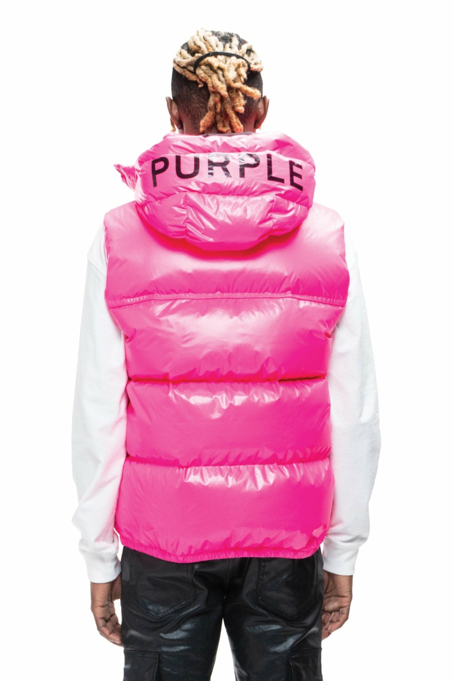 TOPS PURPLE BRAND | Nylon Puffer Vest