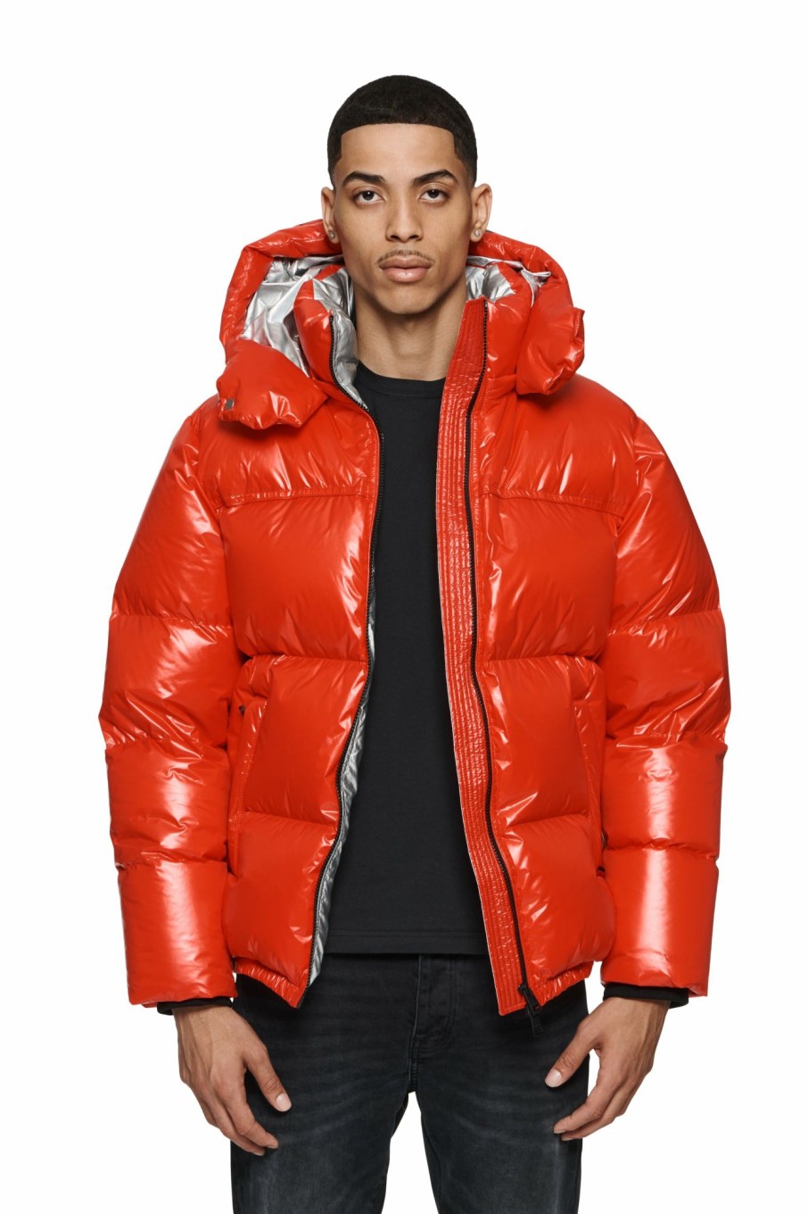 TOPS PURPLE BRAND | Puffer Jacket - Red