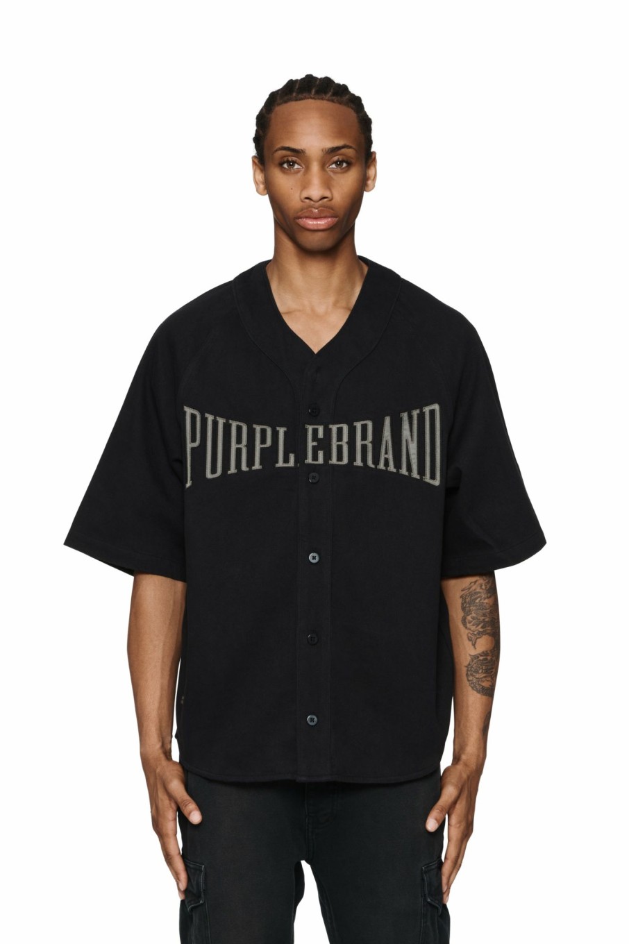 TOPS PURPLE BRAND | Baseball Shirt