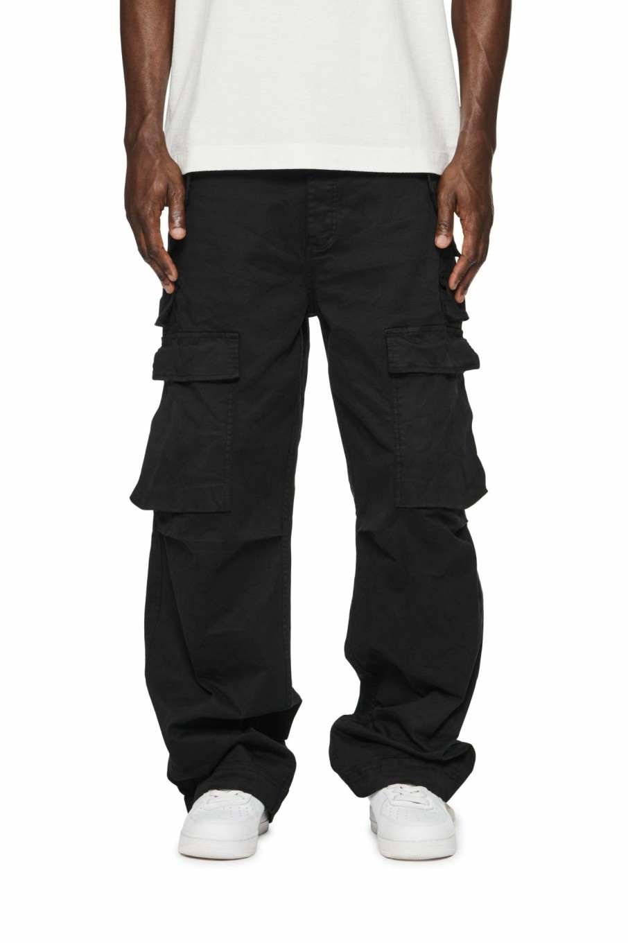 BOTTOMS PURPLE BRAND | P527 Double Pocket Cargos