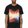 TOPS PURPLE BRAND | Fire In The Sky T-Shirt