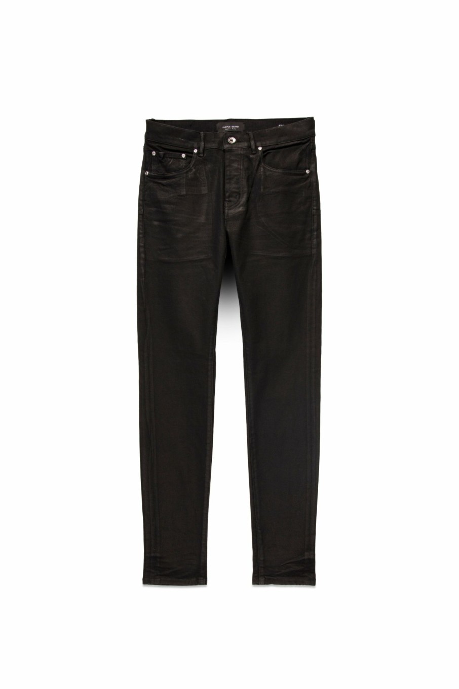 BOTTOMS PURPLE BRAND | P001 Low Rise Skinny Jean - Black Midnight Oil