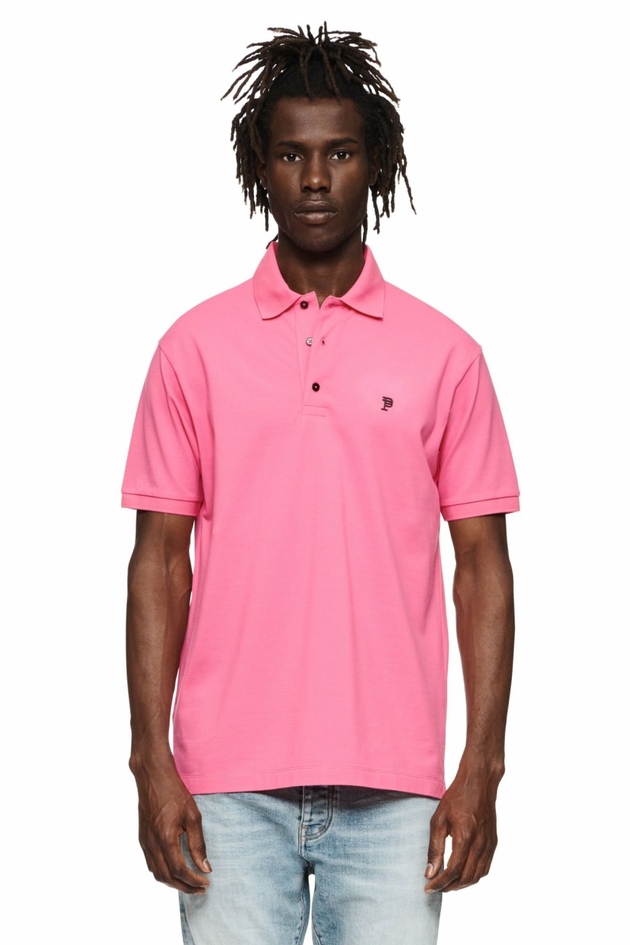 TOPS PURPLE BRAND | Pique Knit Polo