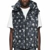 TOPS PURPLE BRAND | Printed Corduroy Puffer Vest