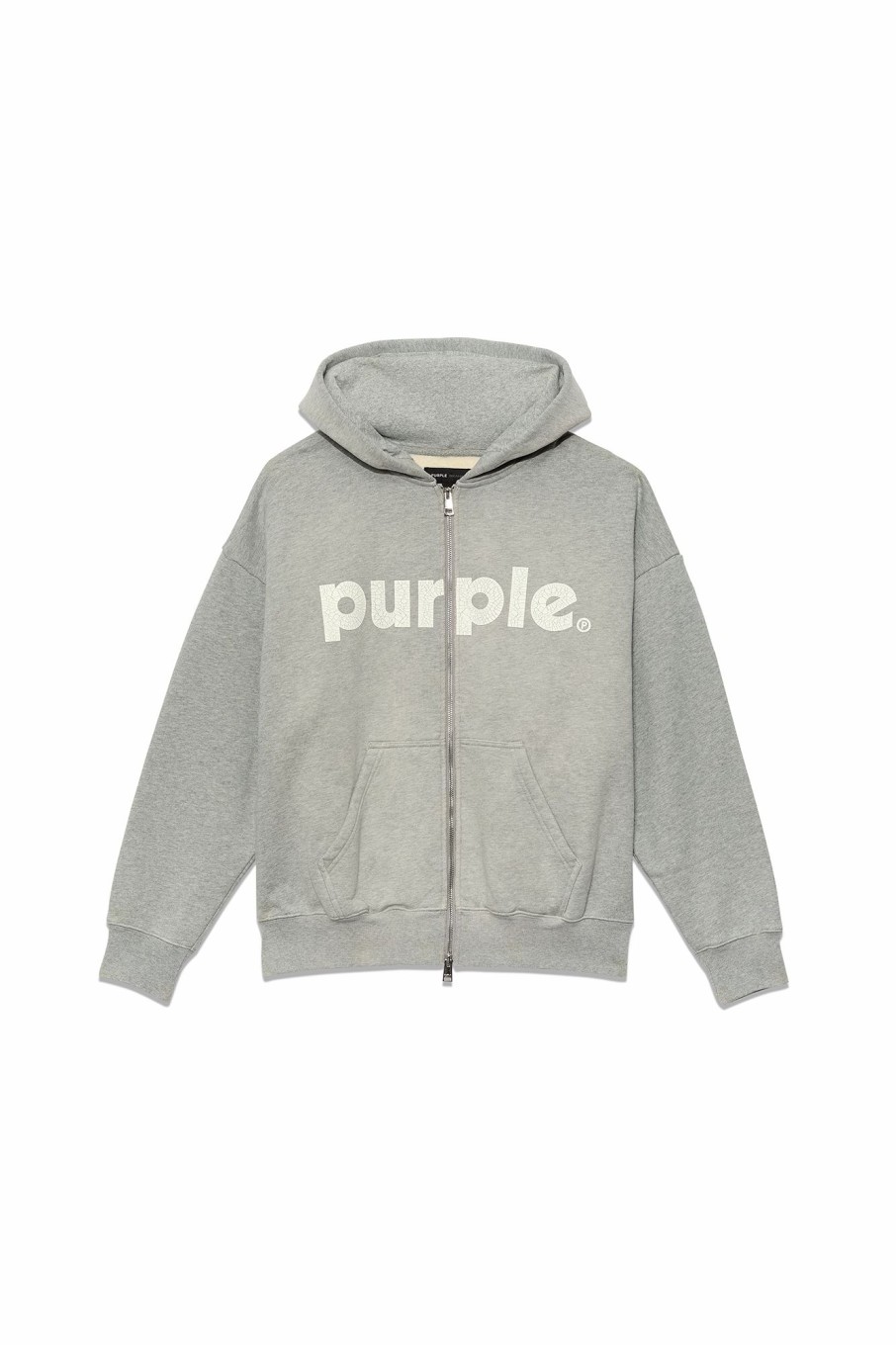 TOPS PURPLE BRAND | Lowercase Zip Up Hoodie