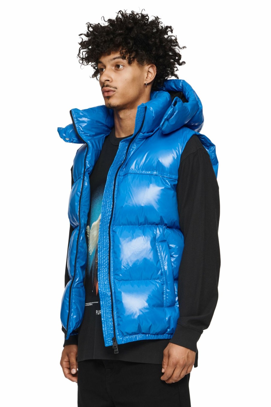 TOPS PURPLE BRAND | Nylon Puffer Vest