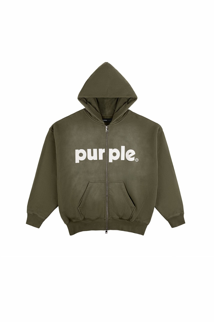 TOPS PURPLE BRAND | Lowercase Zip Up Hoodie