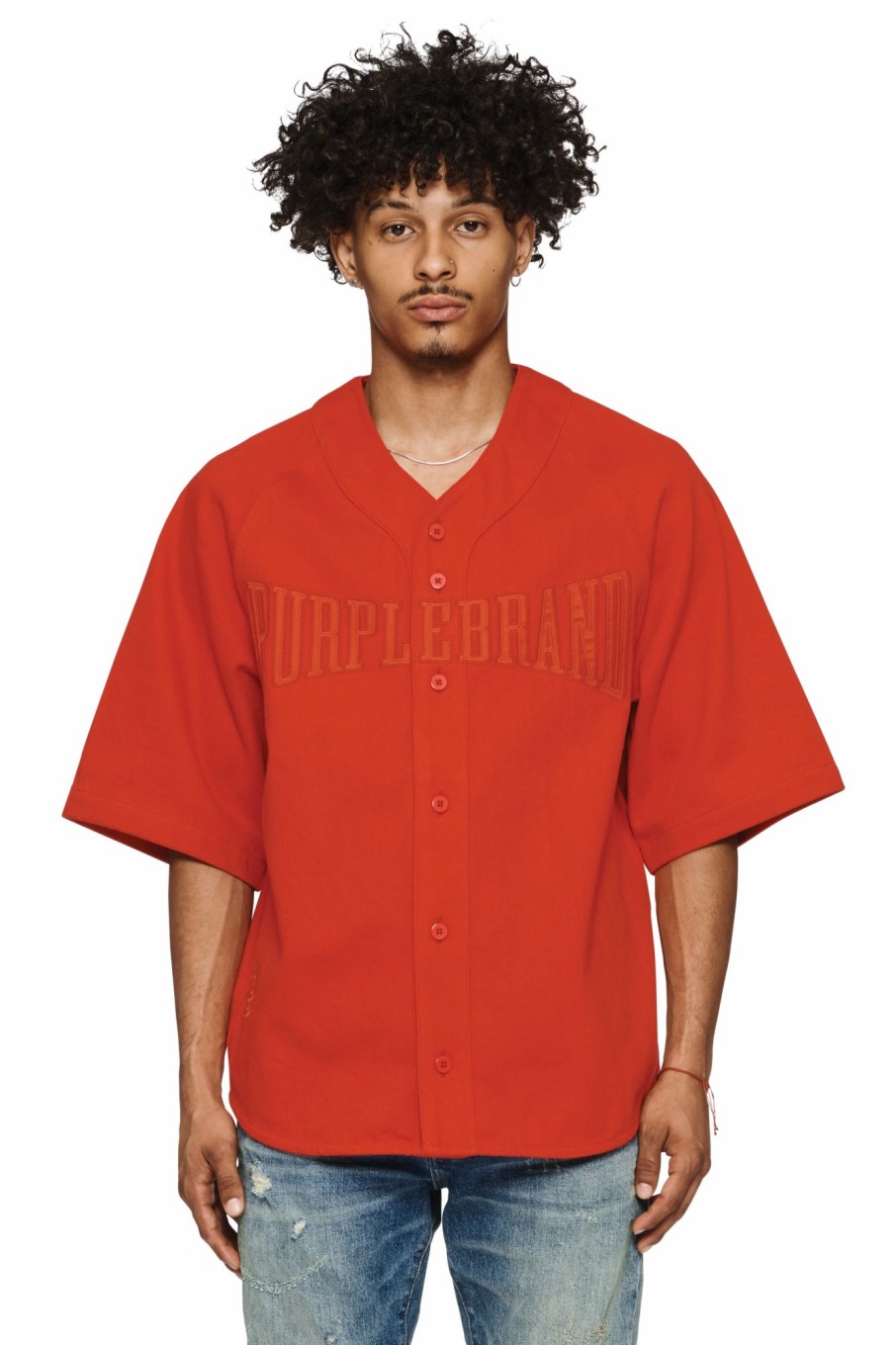 TOPS PURPLE BRAND | Baseball Shirt