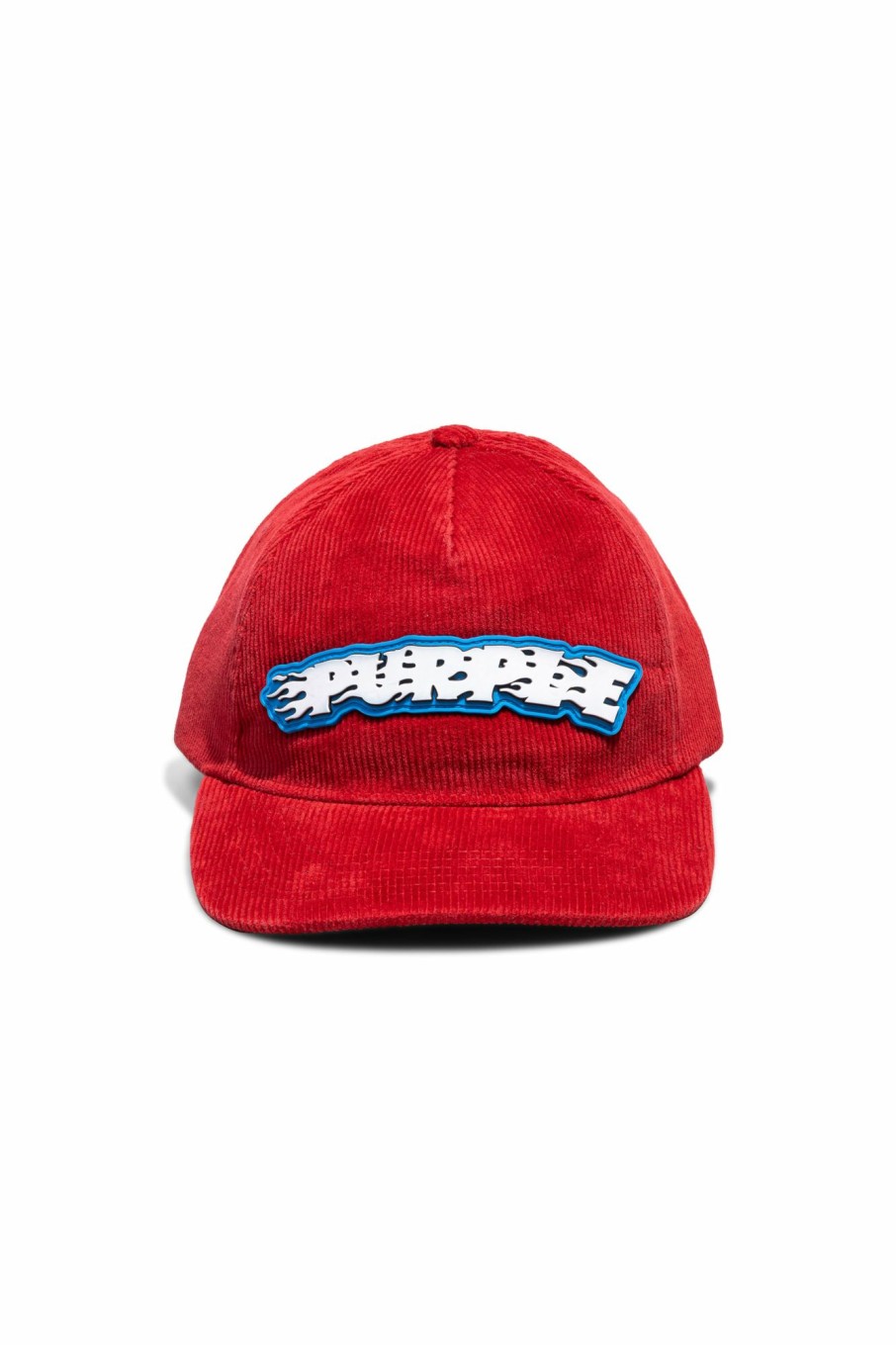 Accessories PURPLE BRAND | P913 5 Panel Cord Hat - Inferno Red