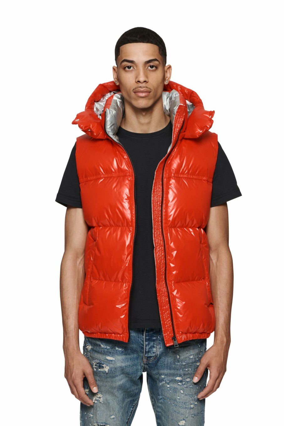 TOPS PURPLE BRAND | Nylon Puffer Vest