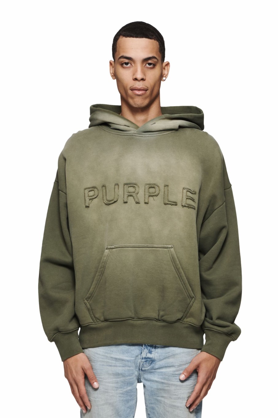 TOPS PURPLE BRAND | Cutout Wordmark Hoodie